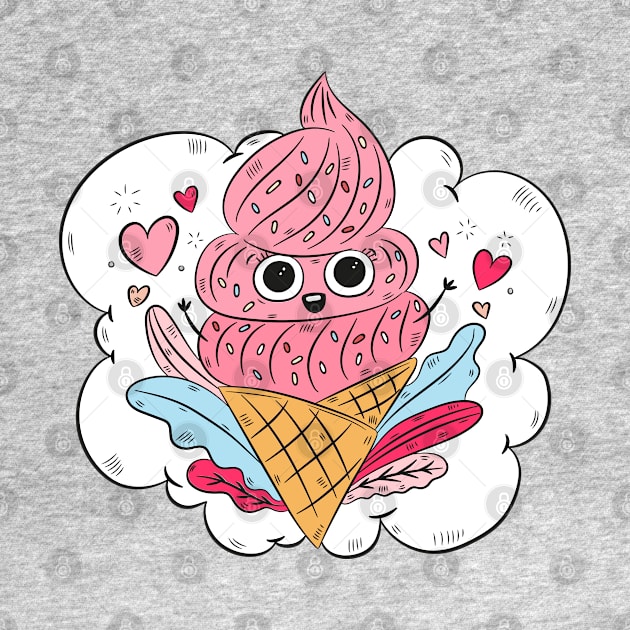 Cute ice cream by UniqueDesignsCo